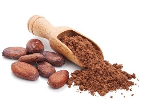 ingredientes del chocolate en polvo
